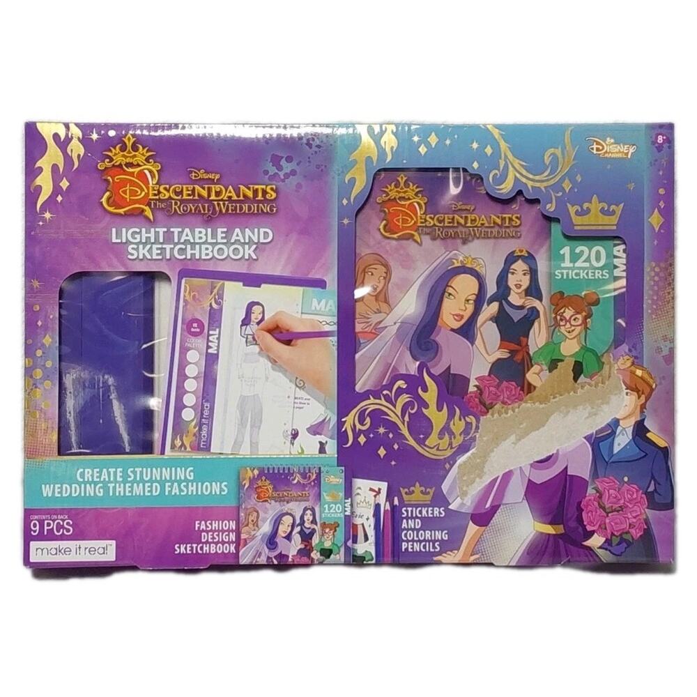 Disney Descendants The Royal Wedding Tracing Light Table And Sketchbook